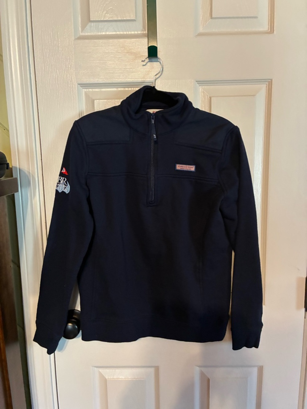 Vineyard Vines Navy Quarter-Zip Pullover - Women’s Medium